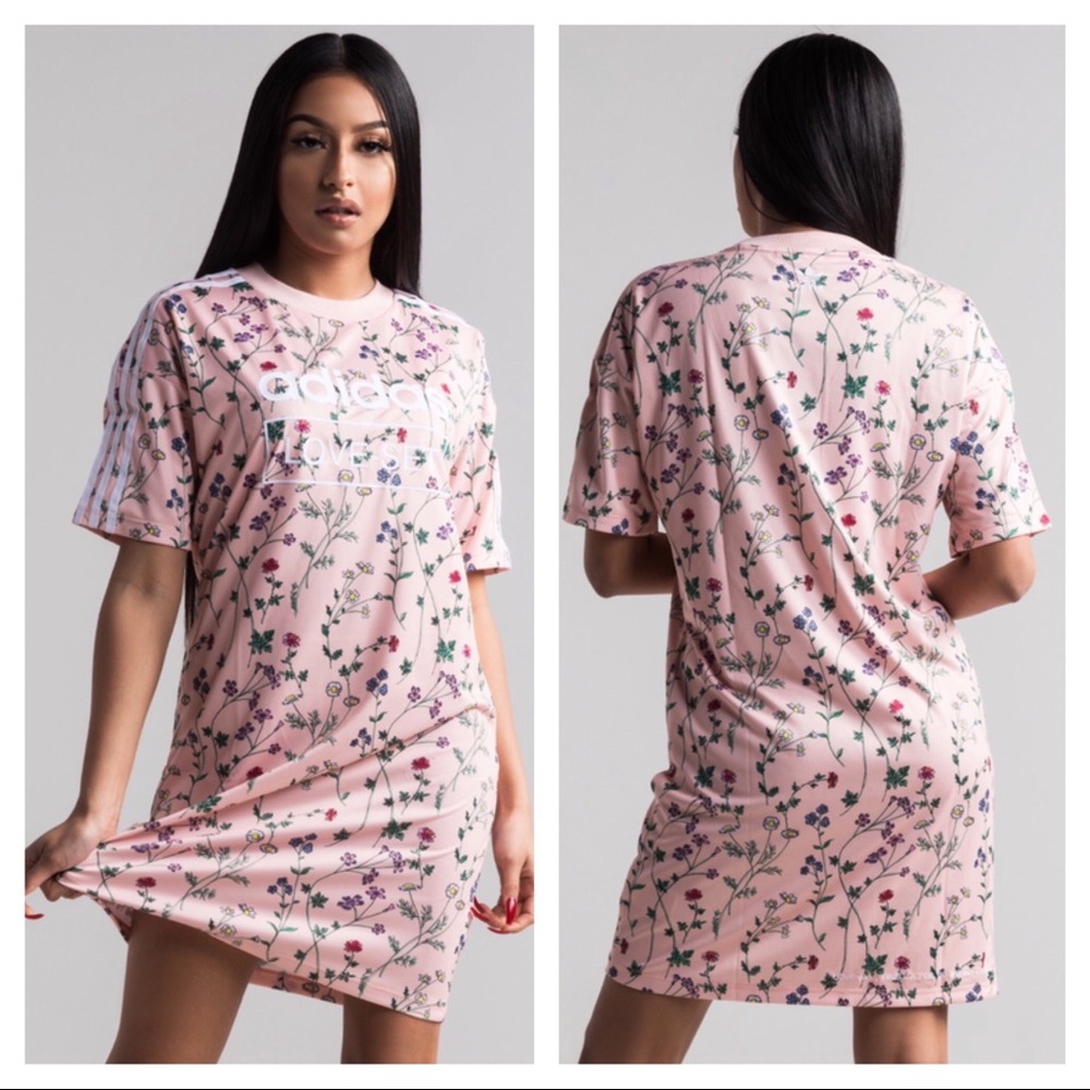 Adidas Love Revolution shirt-dress